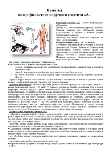 Профилактика вирусного гепатита А Профилактика вирусного гепатита А.